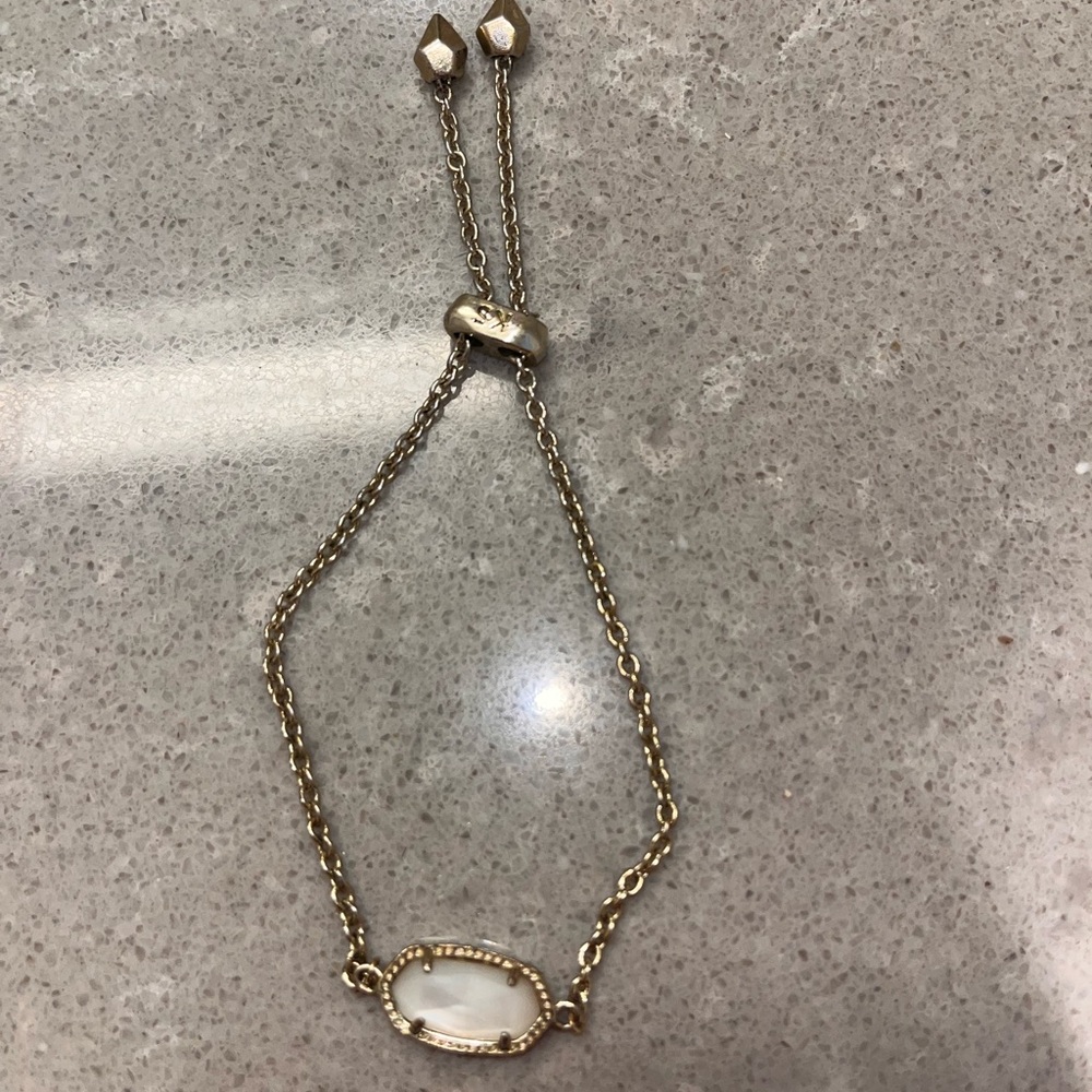 Kendra Scott Elaina Gold Adjustable Chain Bracelet